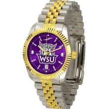 Weber State University Men's Stainless Steel Alumni Dress Watch