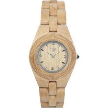 WeWOOD Womens Odyssey Wooden Watch Beige