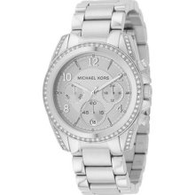 Women Michael Kors MK5165 Stainless Steel Blair Quartz Silver Dial