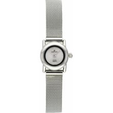 Women Sartego SVT555 Seville Petite Dress Silver Dial Mesh