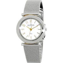 Women's 2-Tone Stainless Steel Watch With Mesh Bracelet