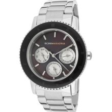 Women's Cheri Black MOP Dial Stainless Steel ...