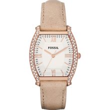 Women's fossil wallace crystallized gold tone watch es3108