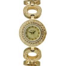 Women's Gold Crystallized Glitz Watch