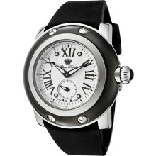 Women's Miami White Dial Black Silicon