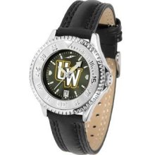 Wyoming Cowboys Ladies Leather Wristwatch