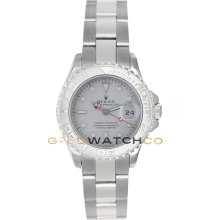 Yachtmaster 29mm Steel Model 169622 Platinum Bezel