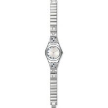 YLS161G Swatch Ladies Modie Dance Silver Dial Silver Tone Bracelet Wat...