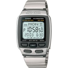 10-year Battery Casio Watch Telememo Steel Db-37hd-7a