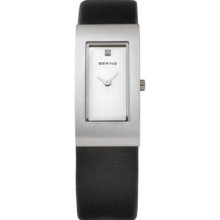 10817-400 Bering Time Ladies White Black Watch