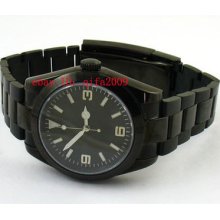 40mm Pvd Case Ceramic Bezel Auto Watch/sapphire E548