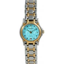 4119KL Krug Baumen Ladies Marquis Two Tone Blue Dial