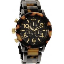 A037-1679 Nixon Ladies 42-20 Chrono Two Tone Watch