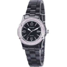 Accurist Ladies Ceramic LB1650B Watch