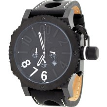 Adee Kaye AK7220-MIPB Men's Quartz Black Dial Chronograph Watch