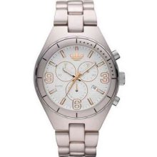 Adidas Watches Men's Cambridge White Grid Textured Dial Matte Pink Alu