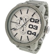 Advanced Chronograph Stainless Steel Case and Bracelet Beige Dial