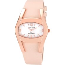 AK Anne Klein Women's AK-1086RGLP Oval Rosegold Tone Watch