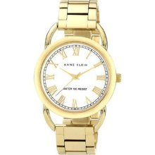 AK Anne Klein Women's AK-1178WTGB Gold Tone Bracelet Watch