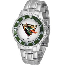 Alabama Birmingham UAB Mens Steel Bandwrist Watch