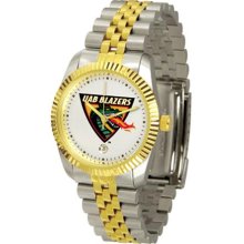 Alabama Birmingham UAB Mens Steel Executive Watch