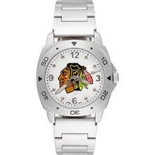 Anderson Jewelry Chicago Blackhawks Women's Pro Stainless Steel W ...