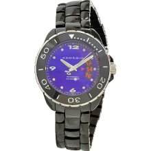 Android Women's Exotic Divemaster Quartz Ceramic Bracelet Watch (Purple)