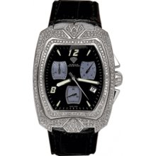 Aqua Master Men's Aqua-Diamond Watch with Full Diamond Case, 4.00 ctw