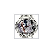 Aqua Master Oval 6.50 ct Diamond Mens Color Map Watch