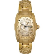 Aqua Master Watches Mens Jesus Religious Diamond Watch