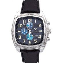 Aqua Master Watches Mens Diamond Watch 1.25ct Blue