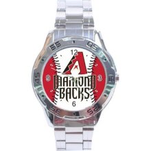 Arizona Diamondbacks Stainless Analogue Men Watch