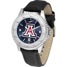 Arizona Wildcats Men's Leather Wristwatch