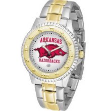 Arkansas Razorbacks 2-tone Competitor Watch Ladies Or Mens