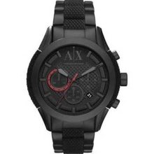 Armani Exchange Ax1215 Chronograph Black Mspr$240.00