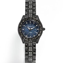 Armitron Black Crystal And Mother-Of-Pearl Watch - Made With