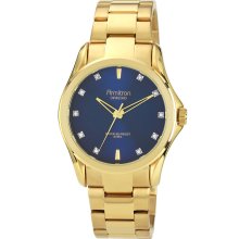 Armitron Gold Tone Stainless Steel Diamond Accent Watch - 20/4813Blgp