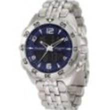 Armitron Men's 20/4814BLSV Analog-Digital Blue Dial Silver-Tone