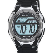 Armitron Mens Black Resin Sports Watch - ARMITRON CORPORATION