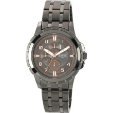 Armitron Men's Multi-Dial Watch, Dark-Gunmetal Bracelet