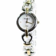 Armitron Now Women's 753891mptt Two-tone Open Link Dress Watch