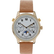 Asos Women's Vintage Dial Watch On Tan Strap