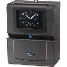 Automatic Time Clock, Day Of Week/Hours/Minutes, Charcoal