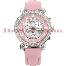 Benny Co Womens Diamond Watch 1.9ct Pink