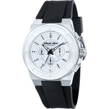 Black Dice Men's Veteran BD-068-02 Black Rubber Quartz Watch with Silver Dial