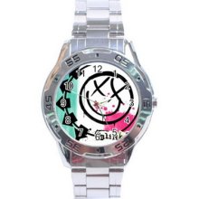 Blink 182 Stainless Steel Analogue Menâ€™s Watch For Gift