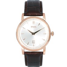 Boss by Hugo Boss Brown Leather Watch Brown