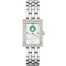 Boston Celtics Ladies Allure Watch Stainless Bracelet LogoArt