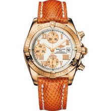 Breitling Chrono Cockpit Rose Gold H1335812/A655-lizard-orange-deployant