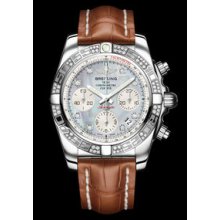 Breitling Chronomat 41 Steel Diamond Watch #418